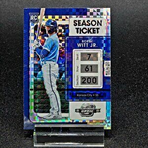 2022 Bobby Witt Jr. RC Building Blocks Optic Contenders Kansas City Royals